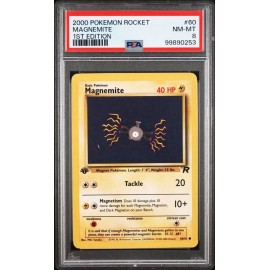 Pokemon 1st Edition Team Rocket # 60 Magnemite PSA..