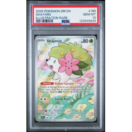 2025 Pokemon Destined Rivals Shaymin 185 PSA 10 Gem Mint 185 IR